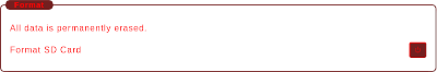 Format SD Card